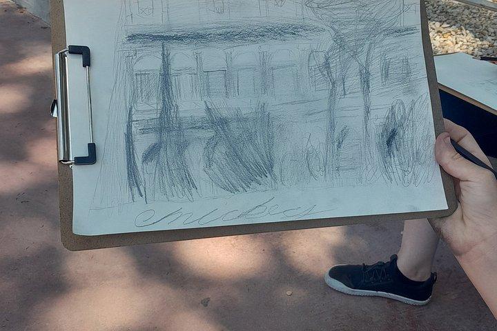 See the Colosseum Differently: Relax and Sketch