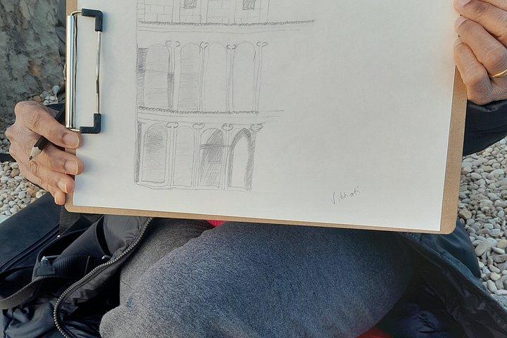 See the Colosseum Differently: Relax and Sketch