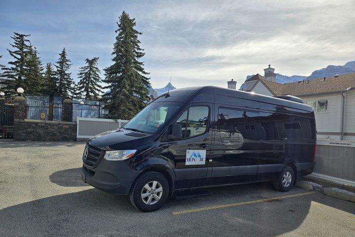 Privat flygplatstransfer YYC till Banff Canmore eller Lake Louise