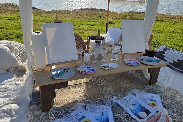 San Diego Paint and Sip Picnic Experience