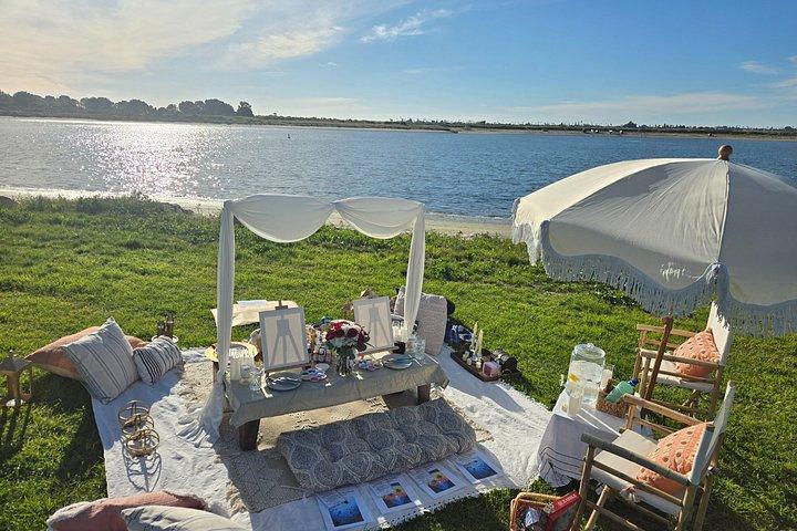 San Diego Paint and Sip Picnic Experience