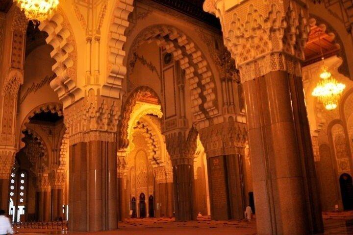 Tour della città di Casablanca di notte, cena inclusa