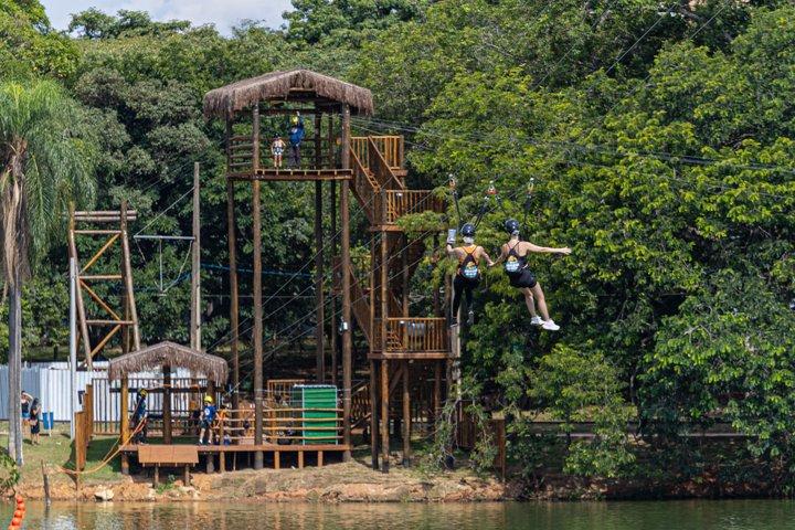 Zip line i Campinas, Taquaral Park
