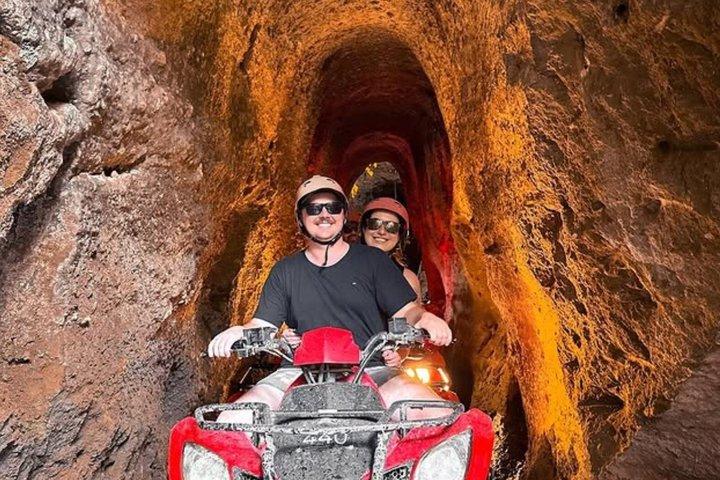 Kuber ATV Ubud Bali mit Tunnel und Wasserfall