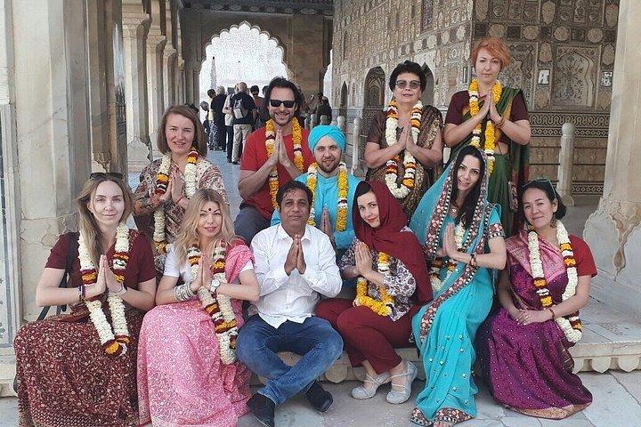 Full Day Jaipur Sightseeing Tour i privat bil med guide