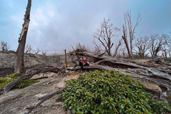 2 in 1火山コンボツアー伊良津火口トゥリアルバ噴火地域