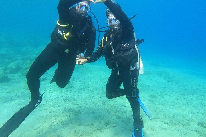 Chania Beginner Scuba Diving per boot