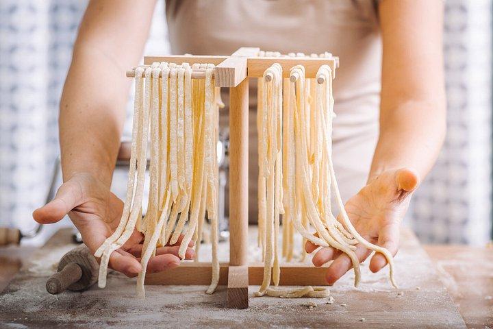 Make fresh pasta and Venetian Spritz Behind St.Mark Square