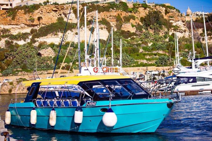 Båtkryssning runt Comino/Blue Lagoon & Gozo