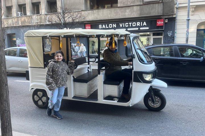 Tour della città di Bucarest Tuk Tuk
