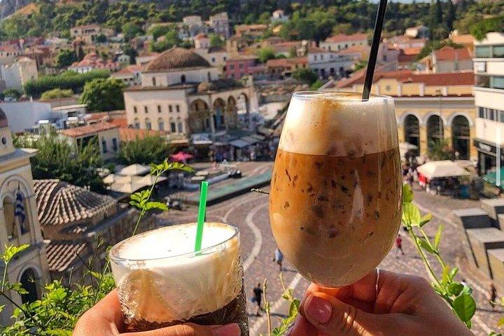 アテネプライベートフードツアー：ギリシャ人のように食べる！ シーフード＆ワイン付き