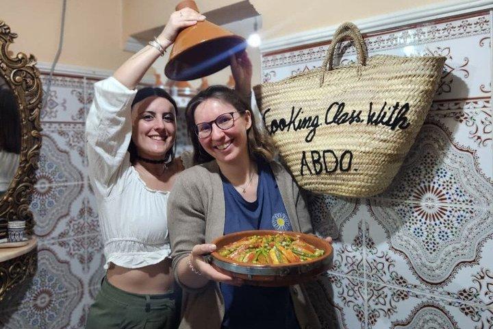 Classe de cozinha com ABDO em Marrakech "casa de Marrakech"