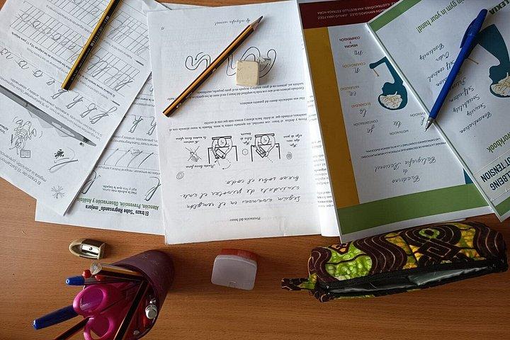 マラガでの書道ワークショップ
