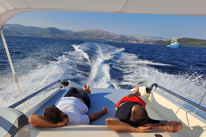 TROGIR : 3 öar och Blue Lagoon Motorbåtstur