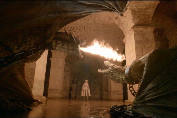 Split Game of Thrones Pequeno grupo dragões passeio a pé