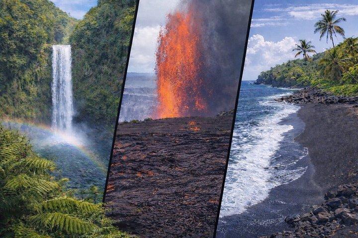 Hilo Shore Excursion: Punaluu Black Sand Beach, Volcano, & Hilo