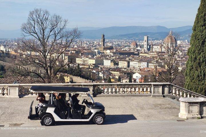 Florenz-Golfwagen-Tour: Michelangelo und Panoramahügel