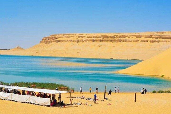 Day Tour to Fayoum Oasis & Waterfalls and 4x4 Safari From Cairo