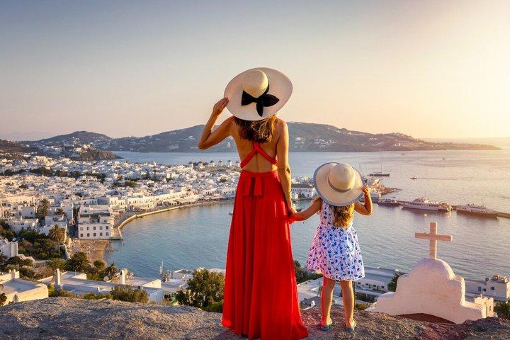 Mykonos Little Venice Privat fotografering