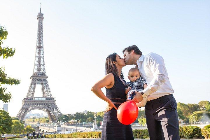 エッフェル塔トロカデロパリでの1時間の写真撮影