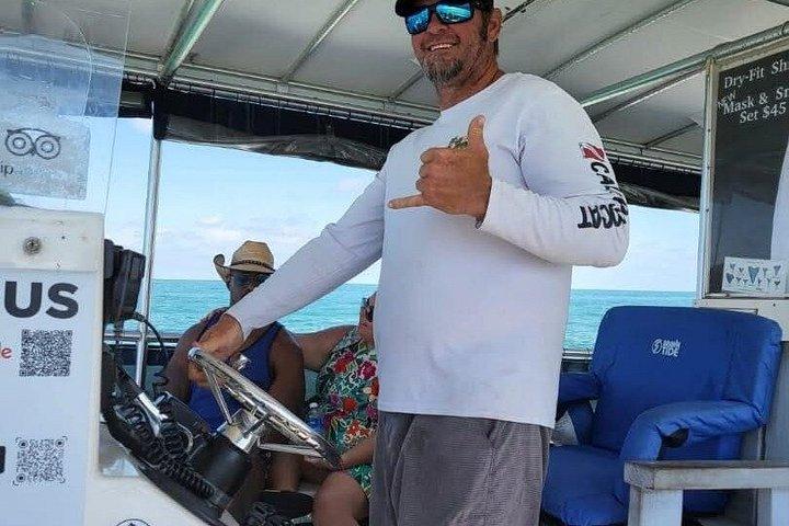 イルカとシュノーケリング付きエグモントキー島4時間ツアー