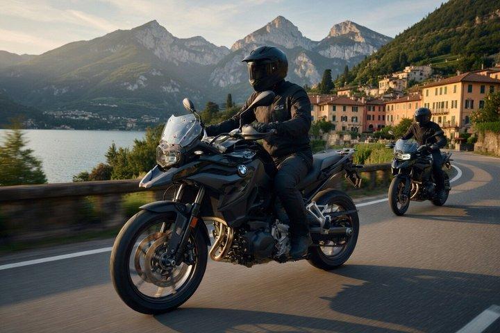 Excursão privada ao Lago de Como de motocicleta