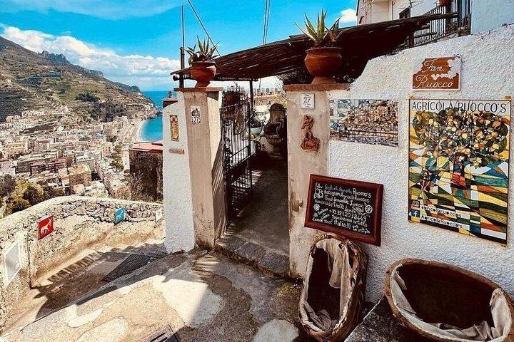 Excursión a la Costa Amalfitana, visita a Amalfi, tour de limones y experiencia de degustación.
