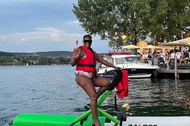 チューリッヒ湖での水上バイク・チューリッヒセルフガイドライド