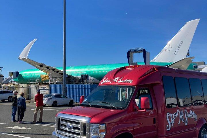 Boeing Factory Tour com transporte guiado a partir de Seattle