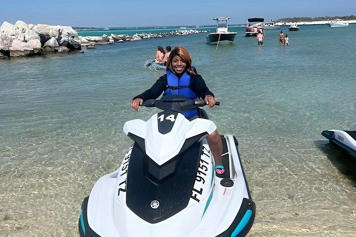 2 timers jet ski delfin tur til Shell Island