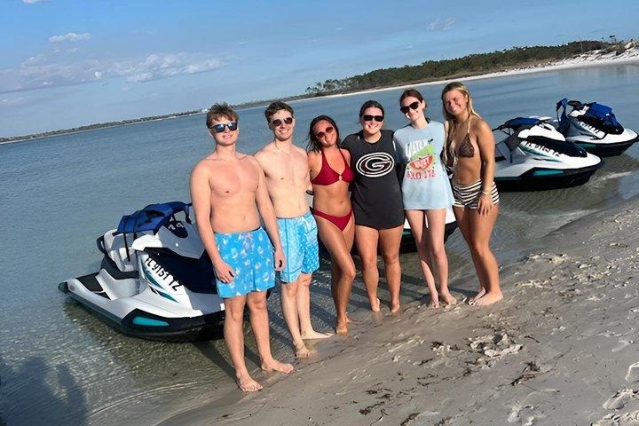 2 Hour Jet Ski Dolphin Tour to Shell Island