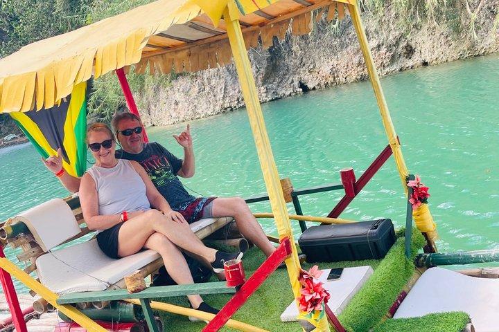 Ocho Rios Blue Hole och Bambu Forsränning