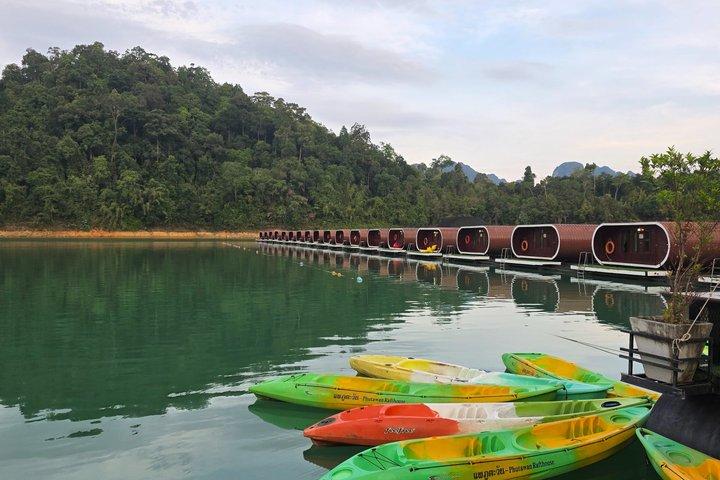 プーケット発チェウラン湖泊付きカオソク2日間旅行