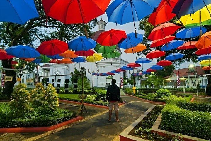 Tour de ville dans l'île centrale de Semarang java
