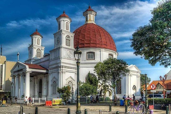 Tour de ville dans l'île centrale de Semarang java
