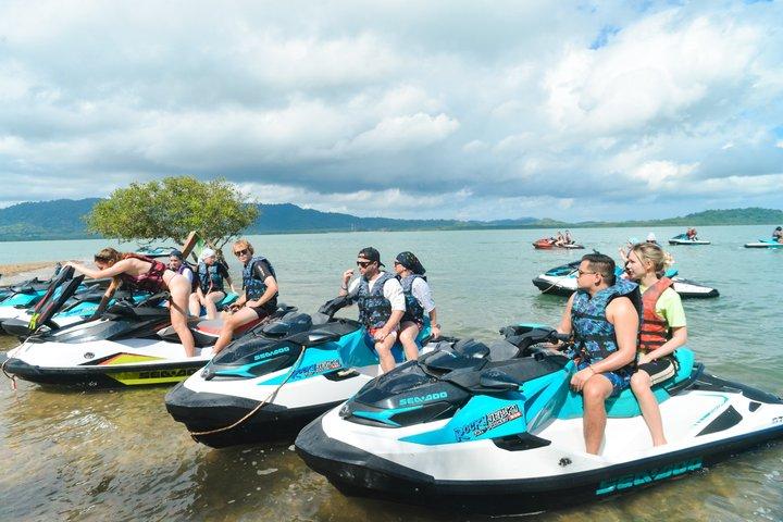 Phuket Jet Ski Adventure com almoço e paradas na ilha