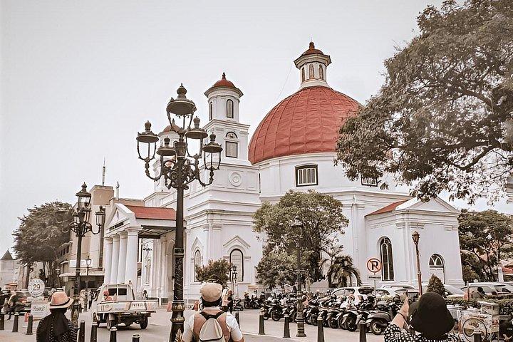 City tour in Semarang central java island