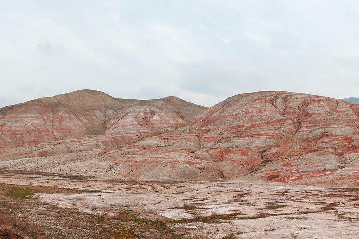 Candy Cane Mountains, Pink Lake & Beshbarmag Private Tour