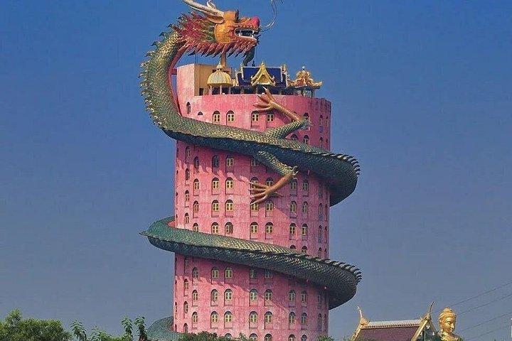 隠れた宝石ドラゴン寺院、ドンワイ市場、雨上がりカフェ