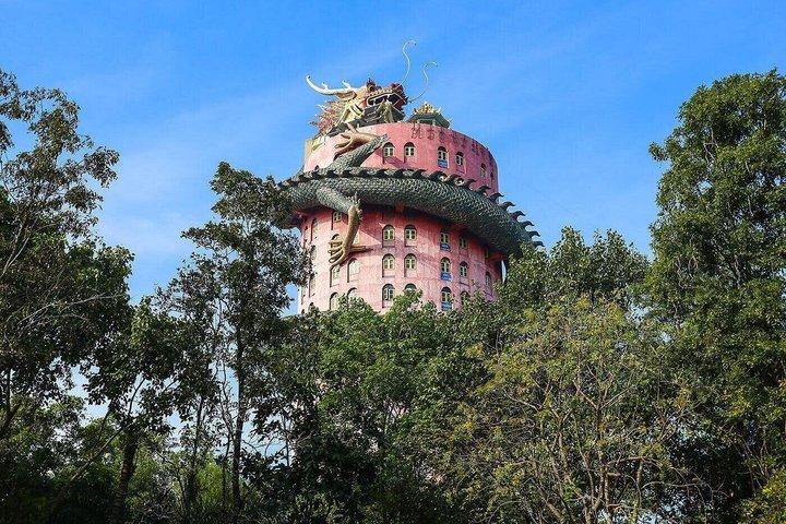 隠れた宝石ドラゴン寺院、ドンワイ市場、雨上がりカフェ