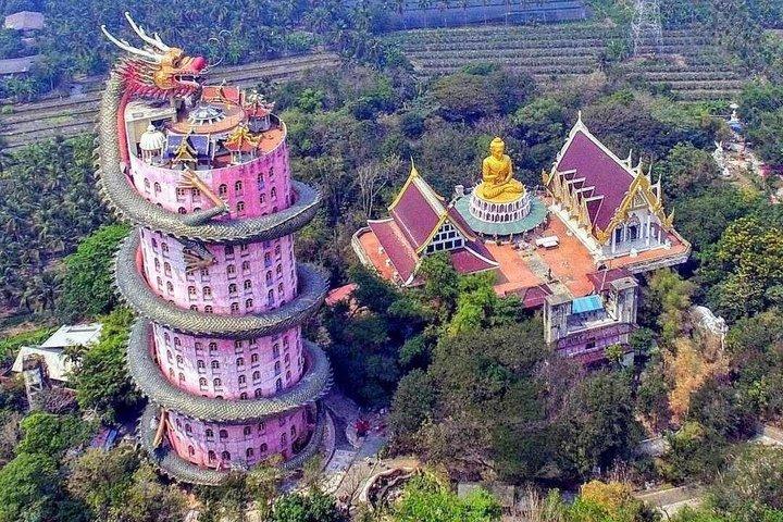 隠れた宝石ドラゴン寺院、ドンワイ市場、雨上がりカフェ