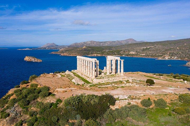 Cape Sounion Sunset Halvdagstur