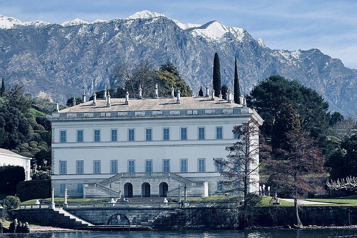Lake Como: 1h or 4h Tour with Prosecco and photos of the Villas
