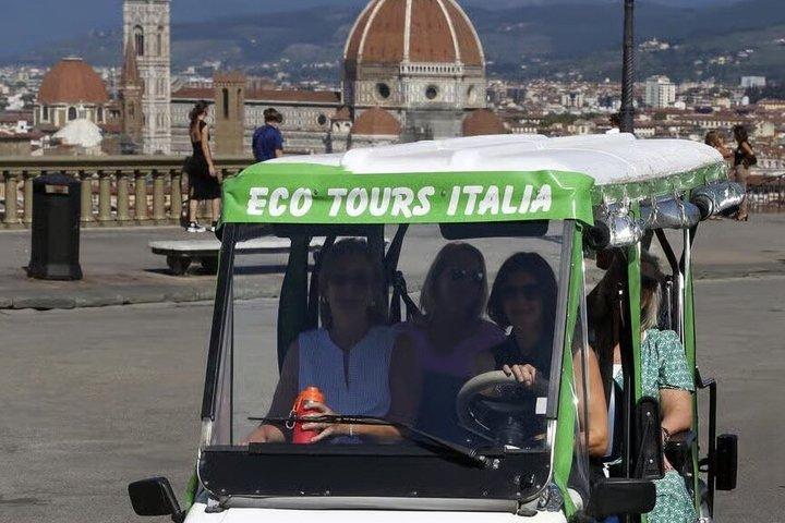 Privé Golf winkelwagen Tour van Florence Michelangelo & Panoramische heuvels