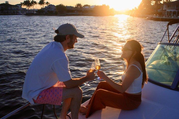 Fort Lauderdale solnedgång kryssning på en 32 Sea Ray