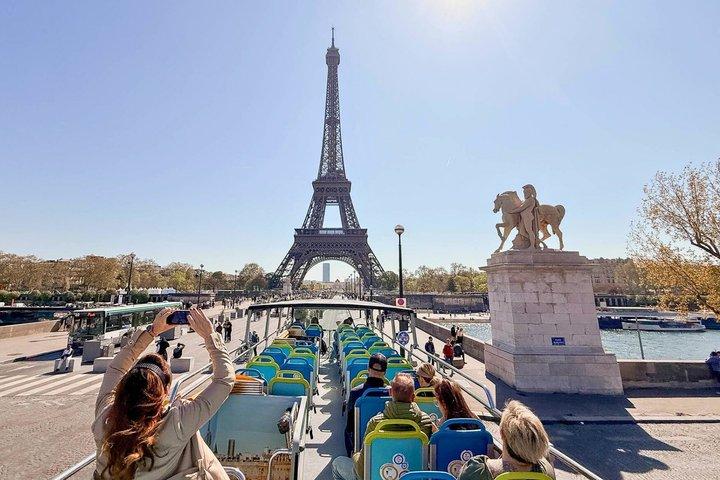 Paris Sightseeing Bus Tour with Versailles Palace, & Seine Cruise