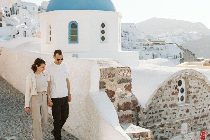 Bata as multidões Oia Private Morning Tour