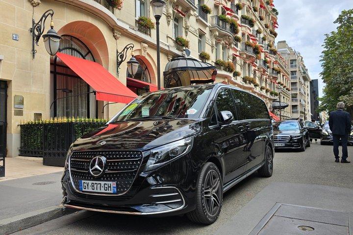 Paris flygplats (CDG/ORLY) Transfer minibuss från eller till Paris 1 väg