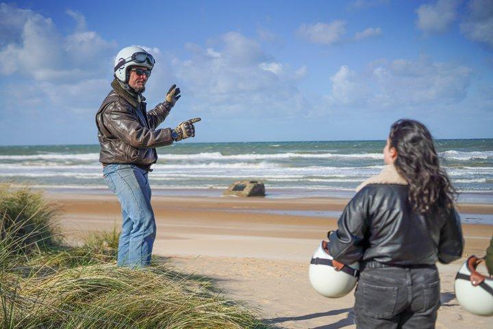 ノルマンディー上陸作戦の海岸への2～6時間のサイドカーツアー
