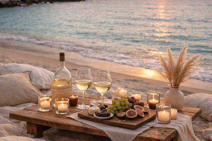 Sunset Picnic Experience in Mykonos with Wine and Views